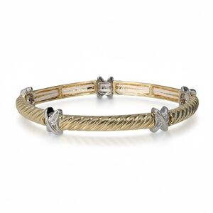 Gold and Silver Bracelet